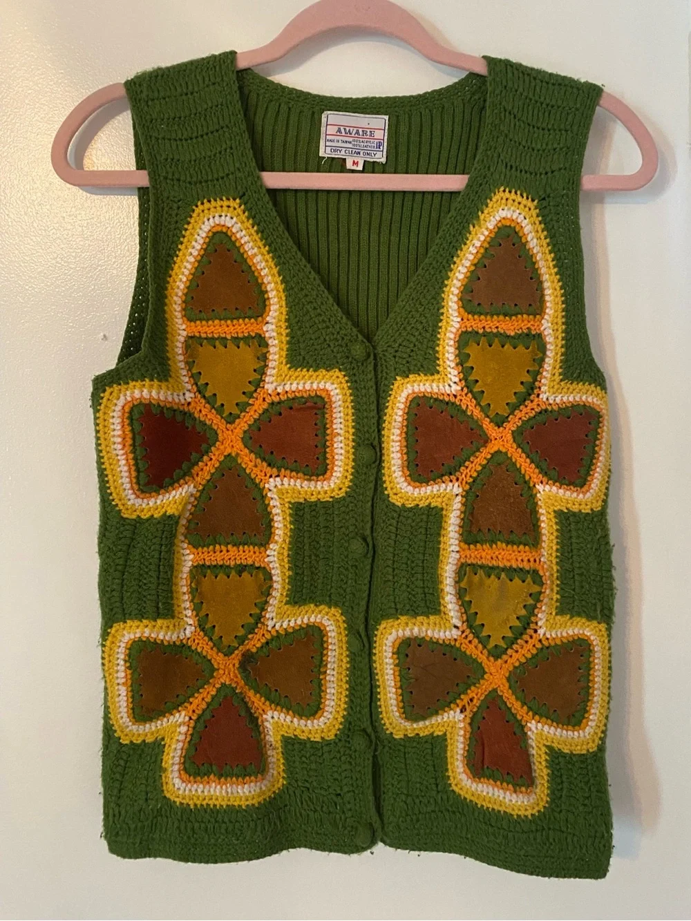 True Vintage 60’s/70’s Vest/Tank Top - Picture 7 of 9